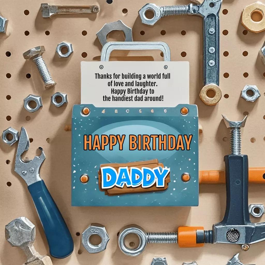 A birthday card for DIY enthusiast dad