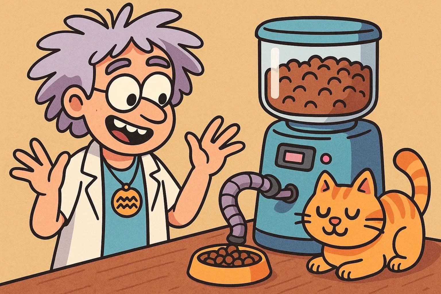 Aquarius Feed Cat