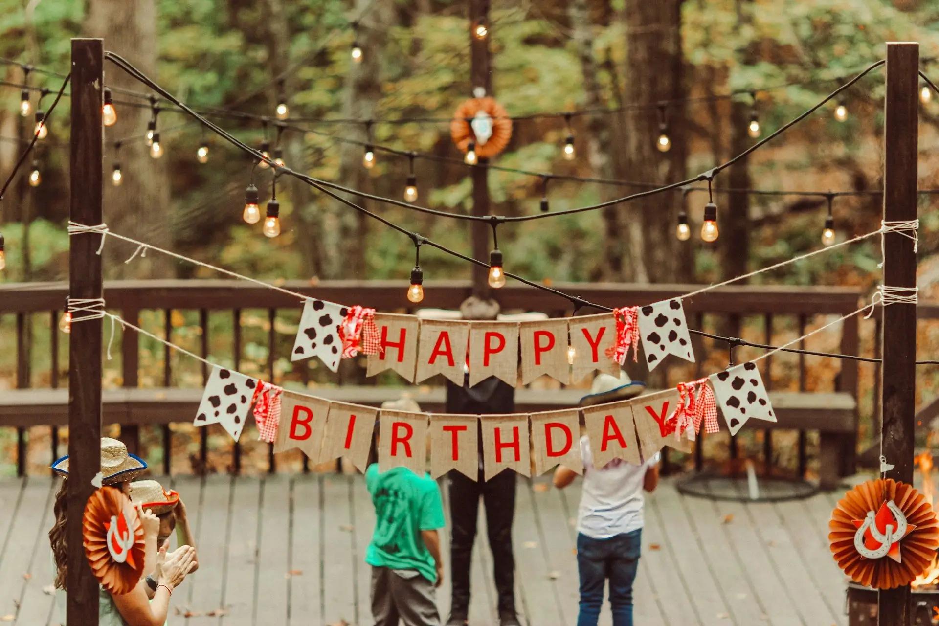 A Themed Birthday Party With Personalized Elements