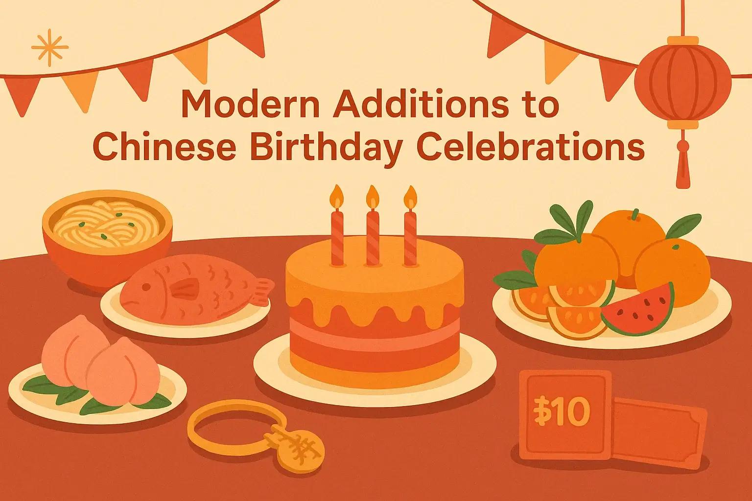 Modern Additions to Chinese Birthday Celebrations