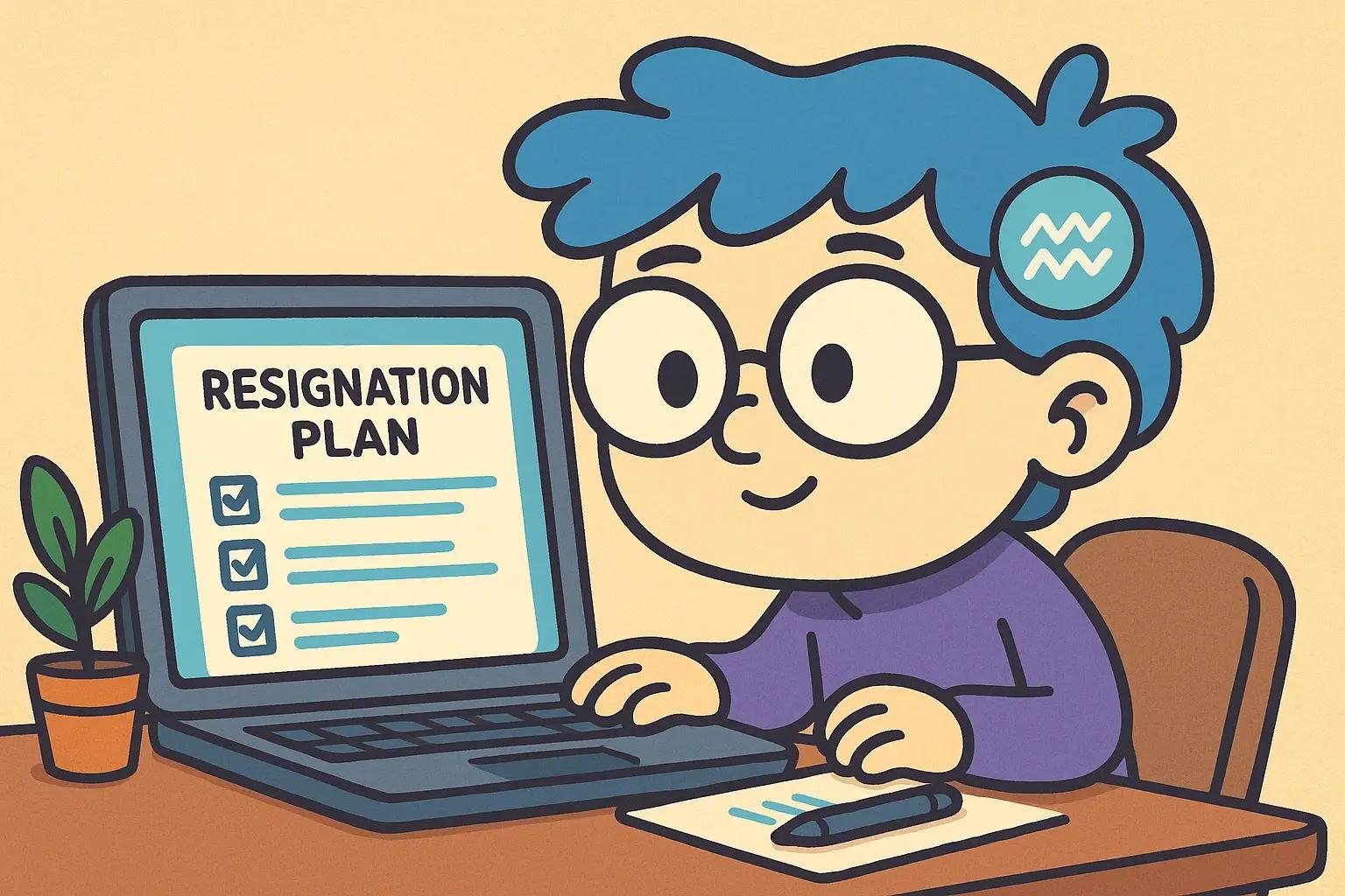 Aquarius Planning Resignation