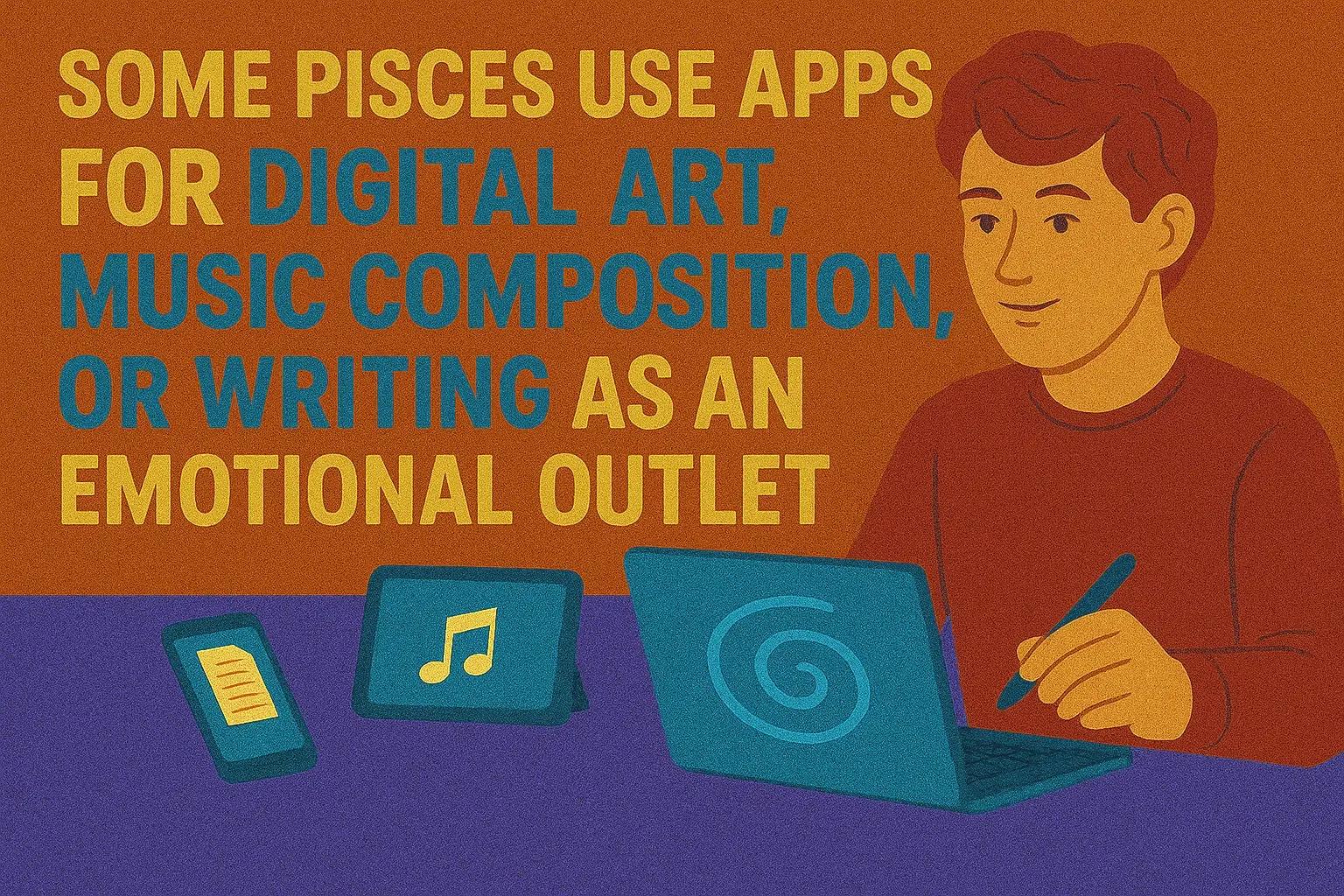 Pisces use apps for creativity